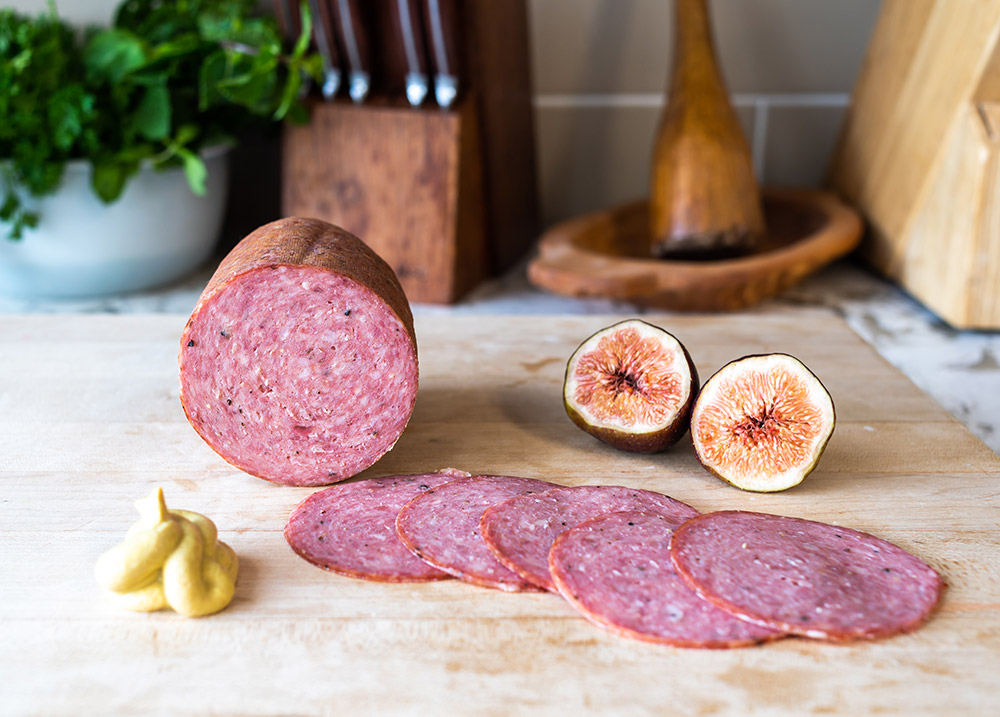 Meat on a table